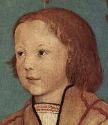 Ambrosius Holbein Portrat eines Knaben mit blondem Haar Sweden oil painting artist